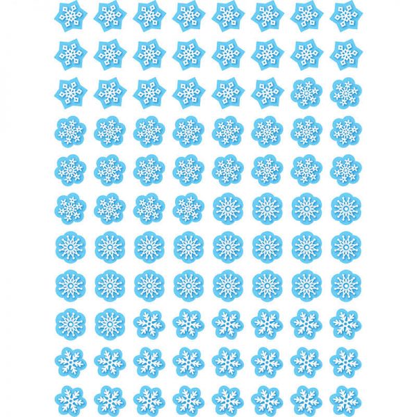 CREATIVE TEACHING PRESS SNOWFLAKES HOT SPOTS STICKERS CTP7163