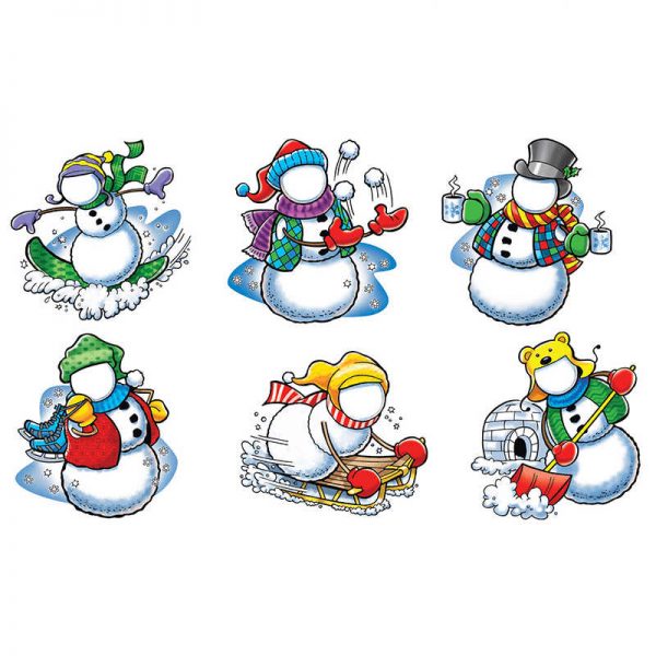 EDUPRESS SNOWMEN MY FACE ACCENTS EP-2751