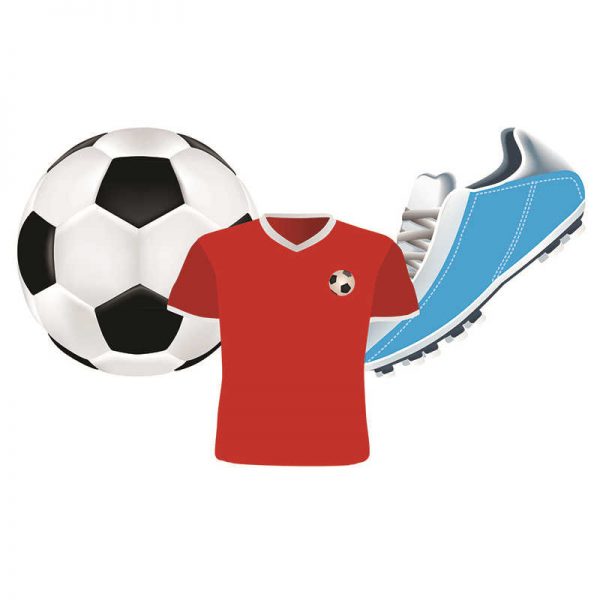 EUREKA SOCCER ASSORTED CUT OUTS EU-841280