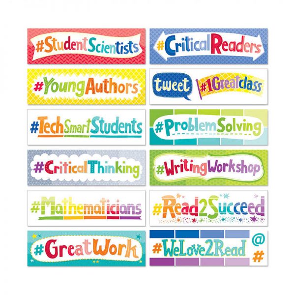 CREATIVE TEACHING PRESS SOCIAL MEDIA MOTIVATORS HEADLINES PAINT CTP6953