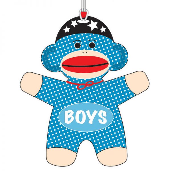 ASHLEY PRODUCTIONS SOCK MONKEY BOYS HALL PASS ASH10439