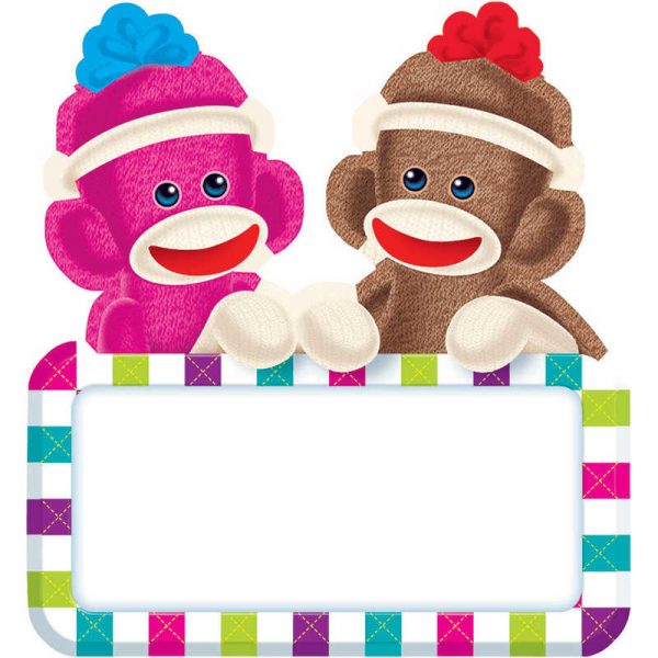 TREND ENTERPRISES INC. SOCK MONKEYS SIGNS CLASSIC ACCENTS T-10083