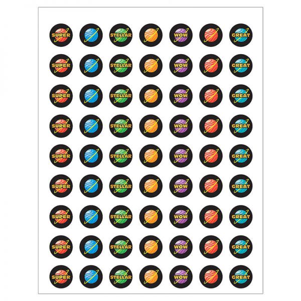 TEACHER CREATED RESOURCES SPACE MINI STICKERS TCR5856