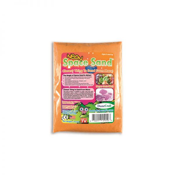 DUNECRAFT SPACE SAND REFILL NEON ORANGE 1LB DN-NSO013