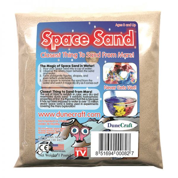 DUNECRAFT SPACE SAND REFILL WHITE 1LB DN-SSB009