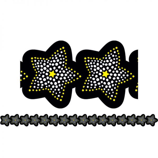 CREATIVE TEACHING PRESS SPARKLING STARS BORDER CTP7148