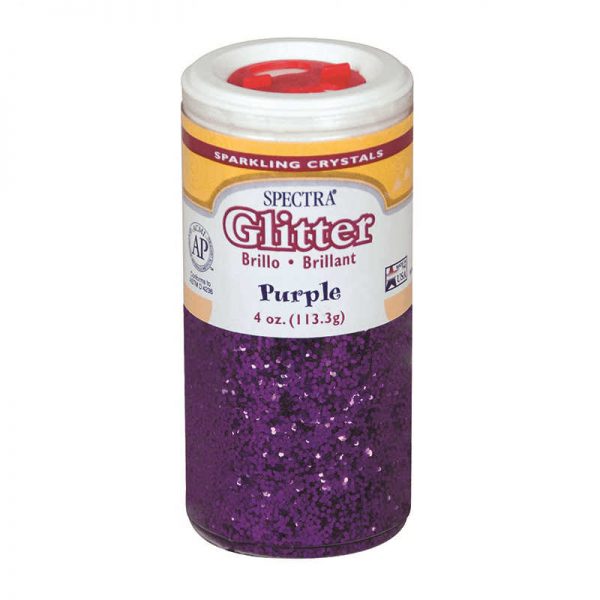 PACON CORPORATION SPECTRA GLITTER 4OZ PURPLE SPARKLING CRYSTALS PAC91630