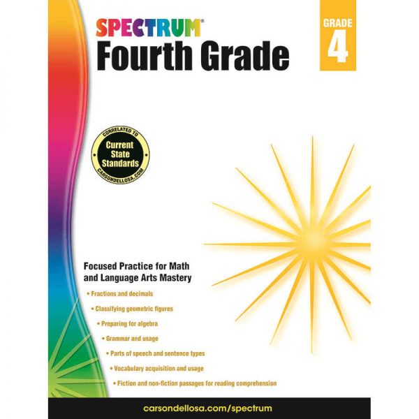 CARSON DELLOSA SPECTRUM GRADE 4 CD-704654