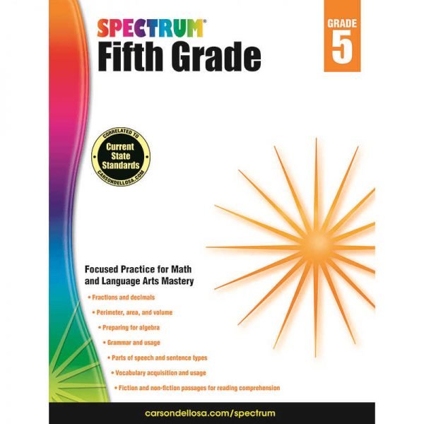 CARSON DELLOSA SPECTRUM GRADE 5 CD-704655