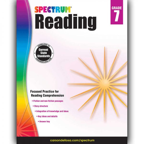 CARSON DELLOSA SPECTRUM READING GRADE 7 CD-704585