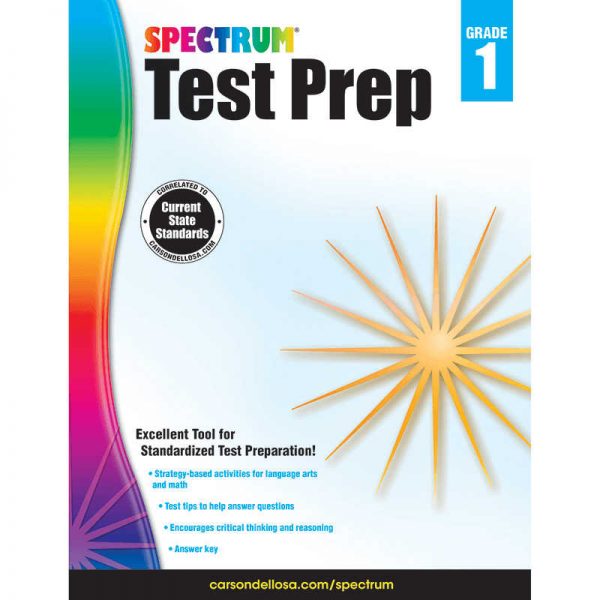 CARSON DELLOSA SPECTRUM TEST PREP GRADE 1 CD-704687
