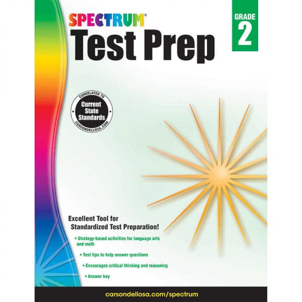 CARSON DELLOSA SPECTRUM TEST PREP GRADE 2 CD-704688