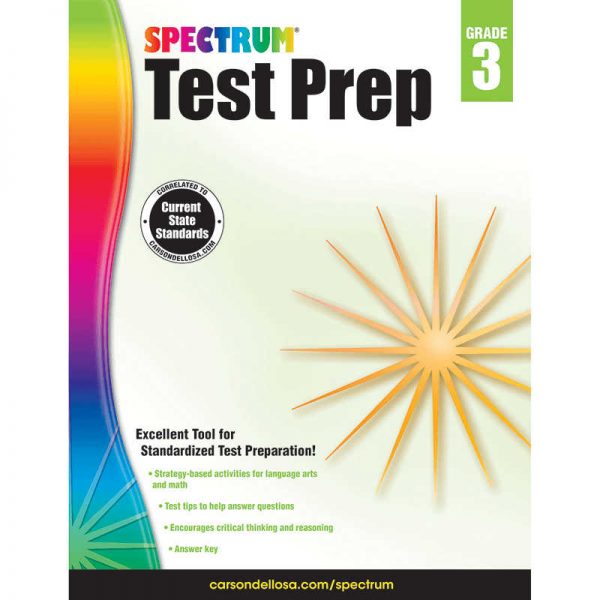 CARSON DELLOSA SPECTRUM TEST PREP GRADE 3 CD-704683