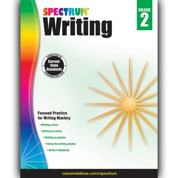 CARSON DELLOSA SPECTRUM WRITING GRADE 2 CD-704571