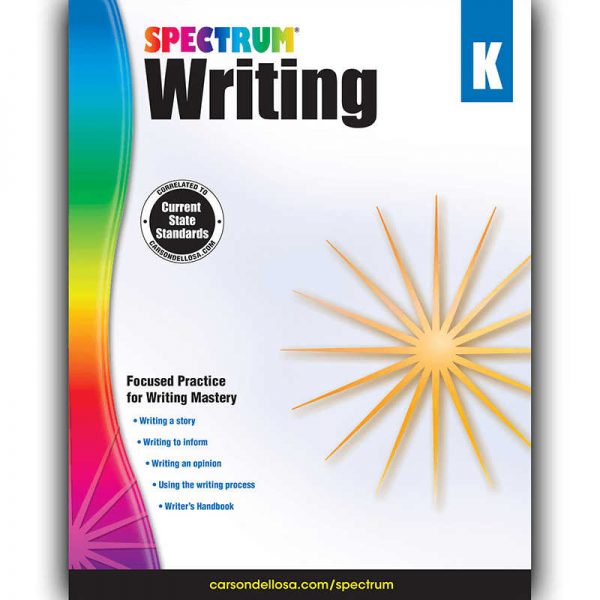CARSON DELLOSA SPECTRUM WRITING K CD-704623