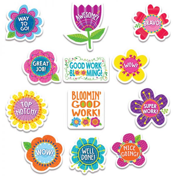 CREATIVE TEACHING PRESS SPRING BLOOMS REWARD STICKERS CTP4009
