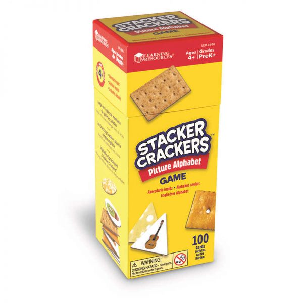 LEARNING RESOURCES STACKER CRACKERS PICTURE ALPHABET LER4640