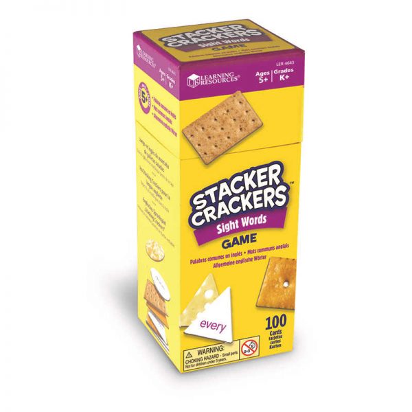 LEARNING RESOURCES STACKER CRACKERS SIGHT WORDS LER4643