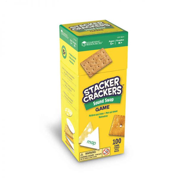 LEARNING RESOURCES STACKER CRACKERS SOUND SWAP LER4641
