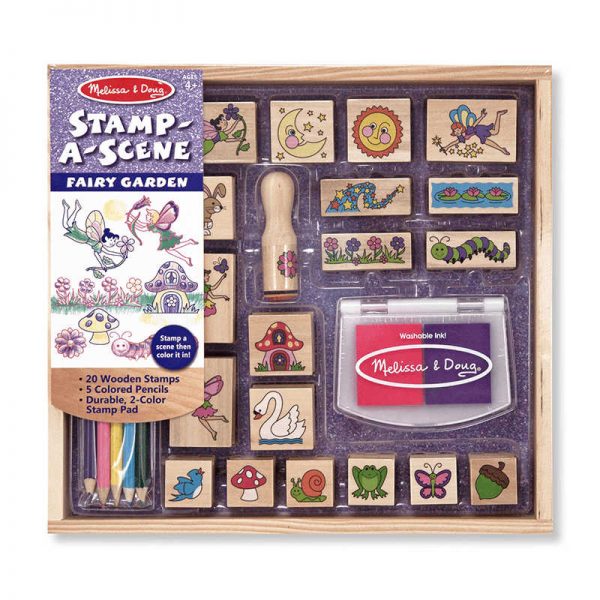MELISSA & DOUG STAMP A SCENE FAIRY GARDEN LCI2424