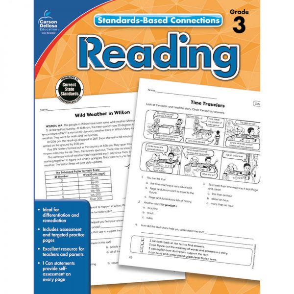 CARSON DELLOSA STANDARDS-BASED CONNECTIONS READING GRADE 3 CD-104660