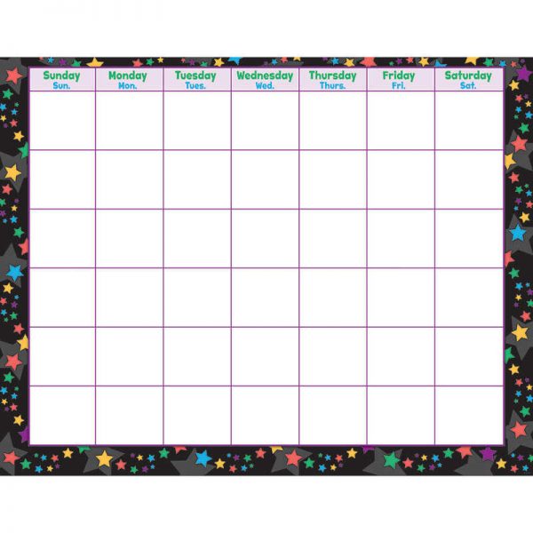 TREND ENTERPRISES INC. STARGAZER WIPE OFF CALENDAR T-27014