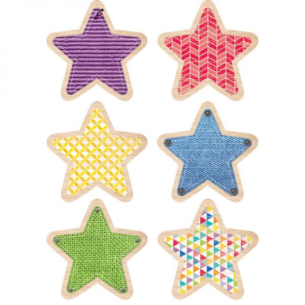 CREATIVE TEACHING PRESS STARS 10IN CUT OUTS UPCYCLE STYLE CTP7047