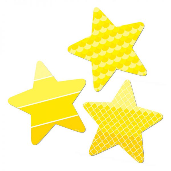 CREATIVE TEACHING PRESS STARS 10IN DESIGNER CUT OUTS PAINT CTP0655