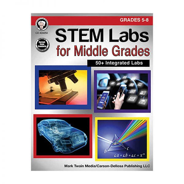 CARSON DELLOSA STEM LABS FOR MIDDLE GRADES GRADE 6-8 CD-404250