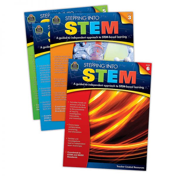 TEACHER CREATED RESOURCES STEPPING INTO STEM SET OF 4 TCR9536
