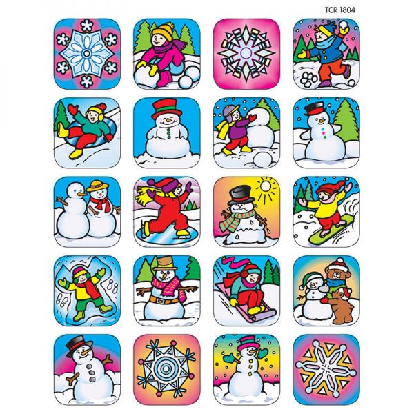 TEACHER CREATED RESOURCES STICKERS WINTER TCR1804