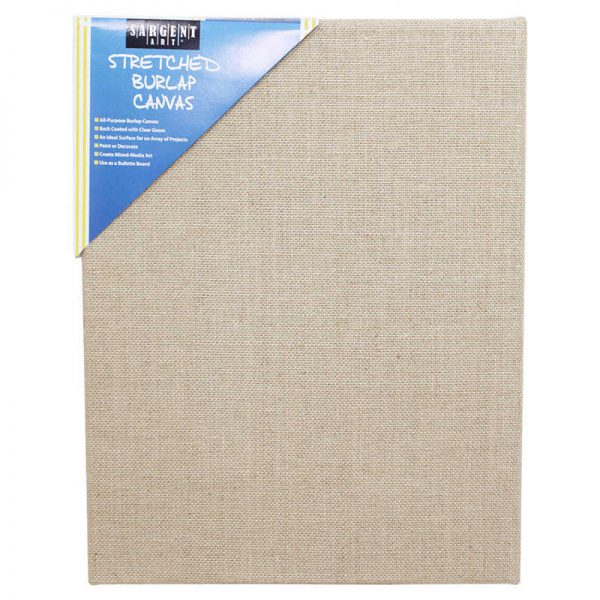 SARGENT ART INC. STRETCHED CANVAS 11 X 14 BURLAP SAR902027