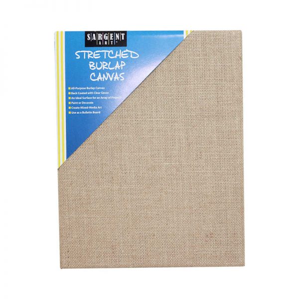 SARGENT ART INC. STRETCHED CANVAS 8 X 10 BURLAP SAR902026