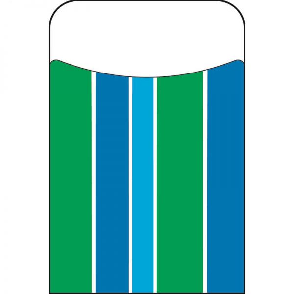 TREND ENTERPRISES INC. STRIPE-TACULAR COOL BLUE TERRIFIC POCKETS T-77049