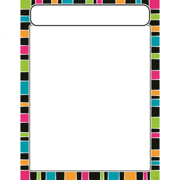 TREND ENTERPRISES INC. STRIPE-TACULAR GROOVY LEARNING CHART T-38636