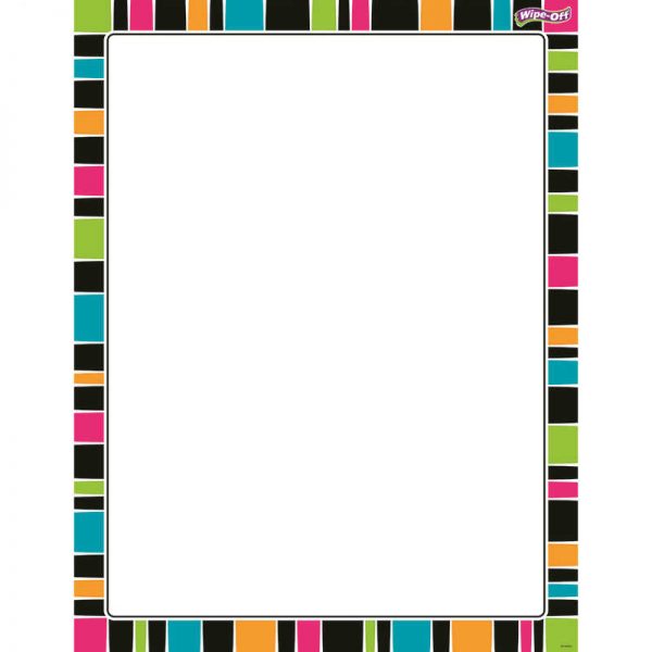 TREND ENTERPRISES INC. STRIPE-TACULAR GROOVY WIPE OFF CHART T-27342
