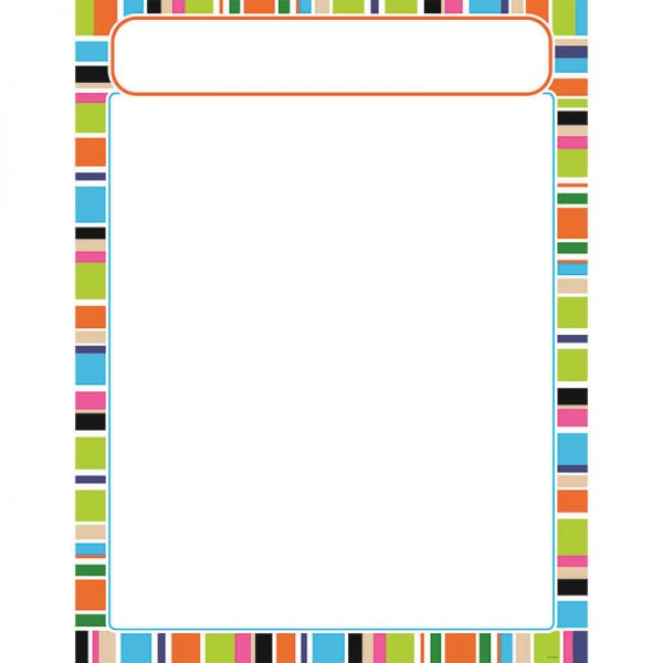 TREND ENTERPRISES INC. STRIPE-TACULAR PARTY TIME LEARNING CHART T-38632