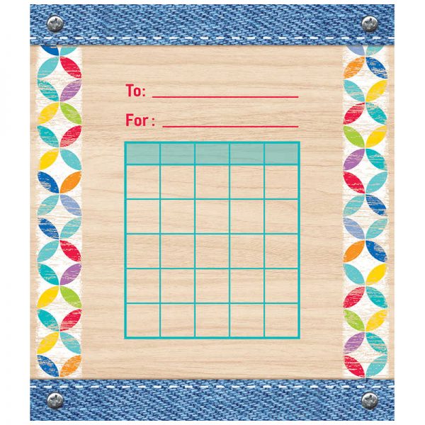 CREATIVE TEACHING PRESS STUDENT INCENTIVE CHART UPCYCLE STYLE CTP1405