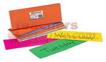 HYGLOSS PRODUCTS INC. Study Buddies Bright Tag 100 Of 4X1.5 8 Ea Of 12 Colors 4 White HYG43000