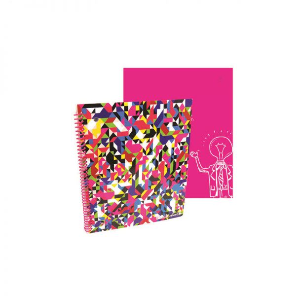 MERGE CONSUMER PRODUCTS STYLEZ CONFETTI 70 PG SPIRAL NOTEBOOK TKD04285