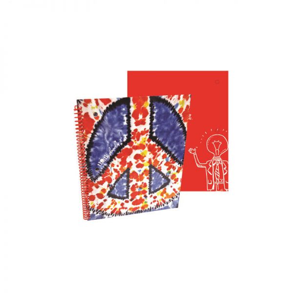 MERGE CONSUMER PRODUCTS STYLEZ PEACE OUT 70 PG SPIRAL NOTEBOOK TKD04286