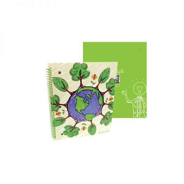 MERGE CONSUMER PRODUCTS STYLEZ SPROUT 70 PG SPIRAL NOTEBOOK TKD04287
