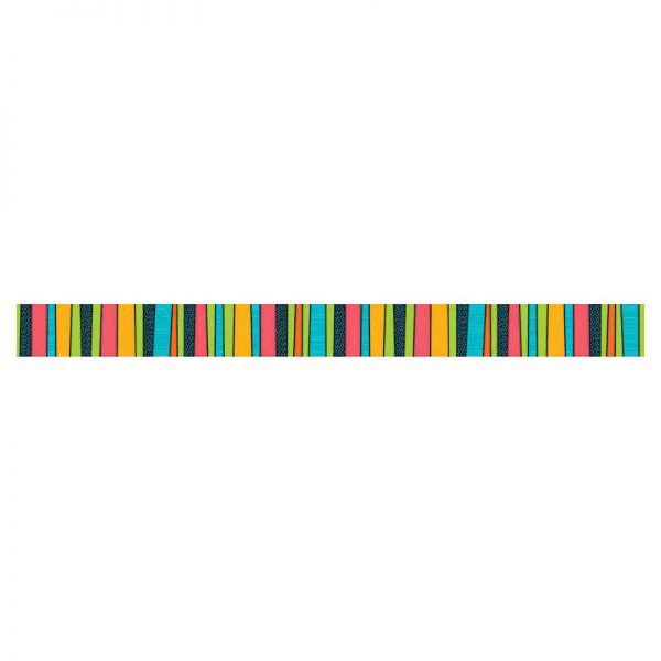 CARSON DELLOSA STYLIN STRIPES BORDER GRADE PK-8 CD-108204