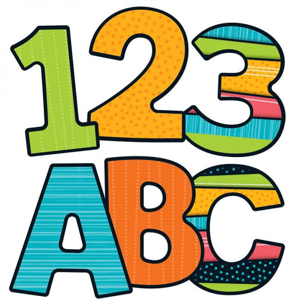 CARSON DELLOSA STYLIN STRIPES EZ LETTERS GRADE PK-12 CD-130061