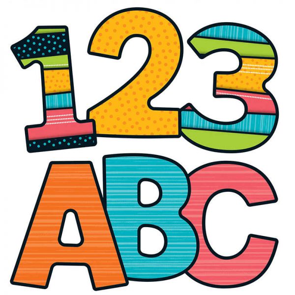 CARSON DELLOSA STYLIN STRIPES EZ LETTERS GRADE PK-12 CD-130062