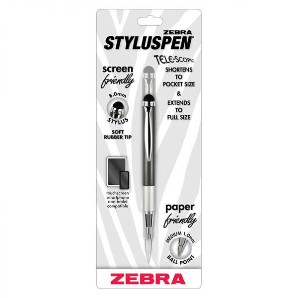ZEBRA PEN CORPORATION STYLUSPEN SLATE GRAY ZEB33601