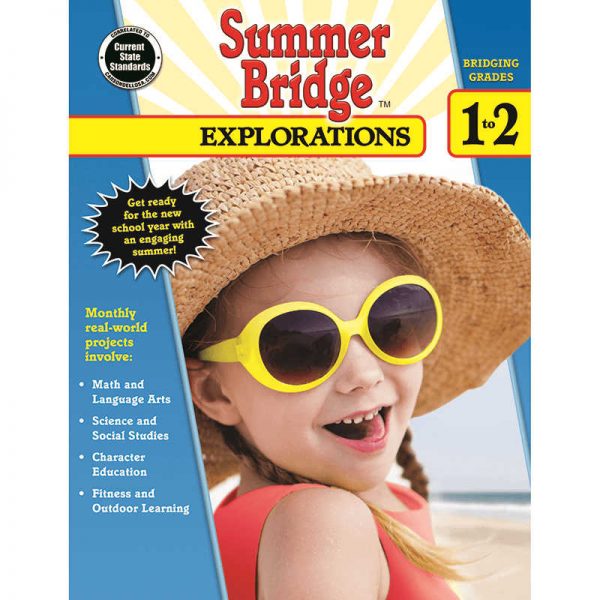 CARSON DELLOSA SUMMER BRIDGE EXPLORATIONS GRADE 1-2 CD-704650