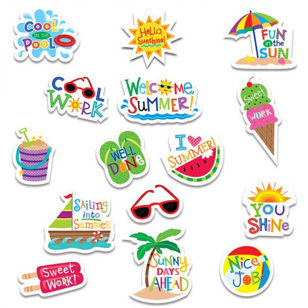 CREATIVE TEACHING PRESS SUMMER FUN REWARD STICKERS CTP2115