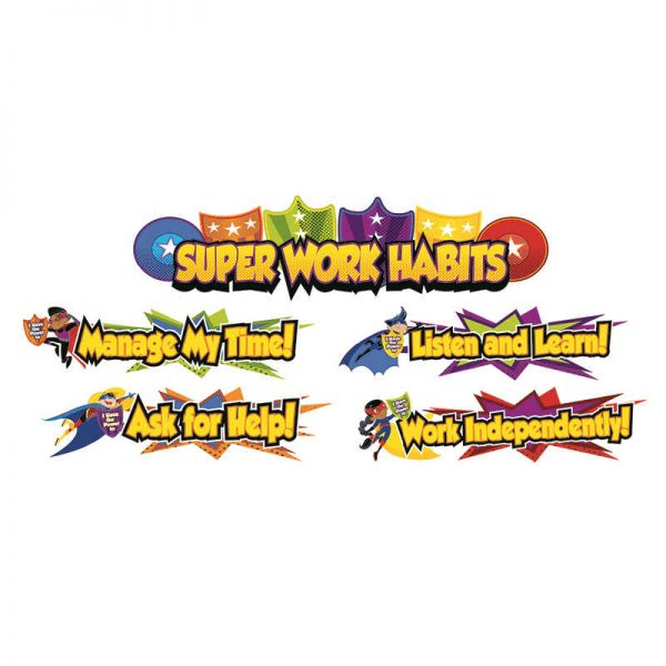 CARSON DELLOSA SUPER POWER SUPER WORK HABITS BB SET CD-110315
