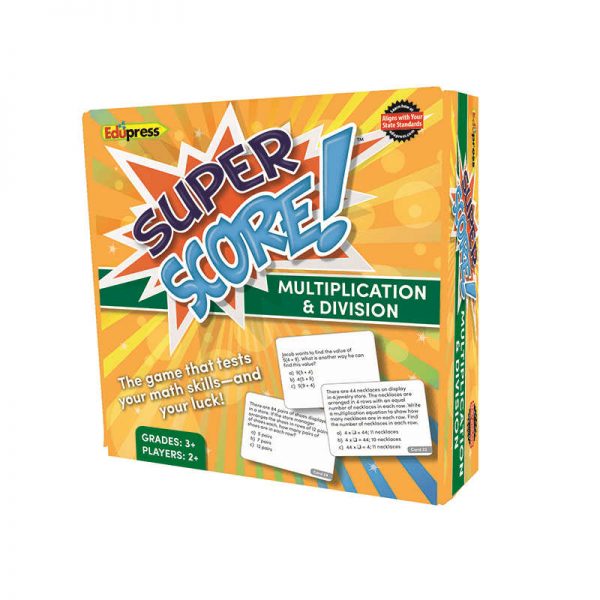 TEACHER CREATED RESOURCES SUPER SCORE GAME MULT DIV GRADE 3-4 EP-2081